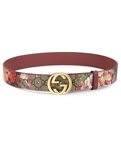 gucci print girls' belts